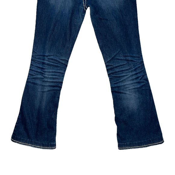 Silver Jeans Suki Distressed Embroidered Embellished Floral Bootcut Jeans 29 29 - Picture 7 of 8